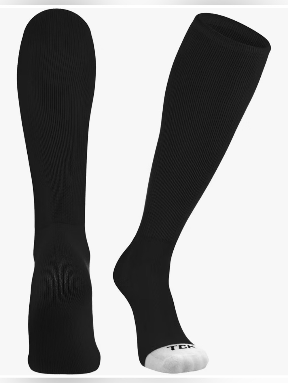 TCK Prosport Baseball & Softball Socks – Black/White – Large – NWT